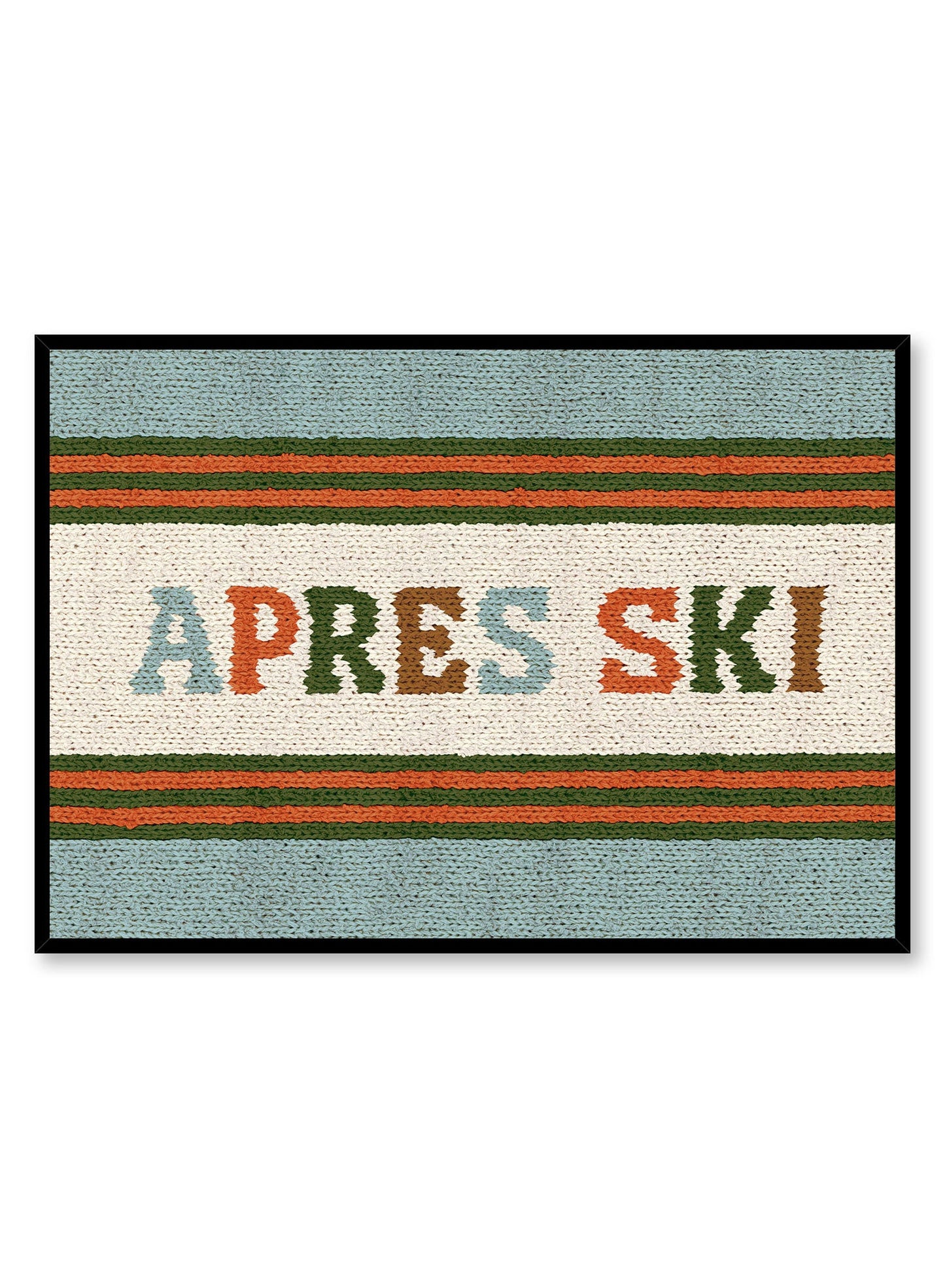 Apres Ski Knit and Cozy, Poster
